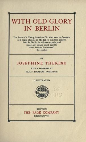 With Old glory in Berlin