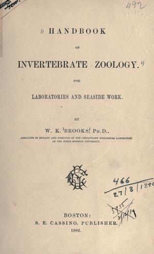 Handbook of invertebrate zoology