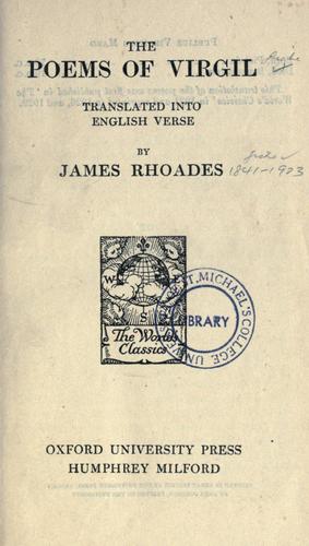 The poems of Virgil