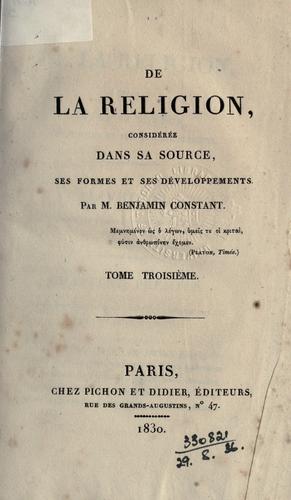 De la religion