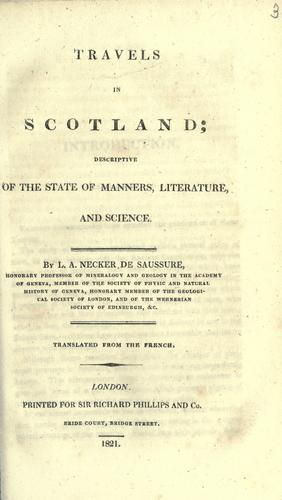 Travels in Scotland