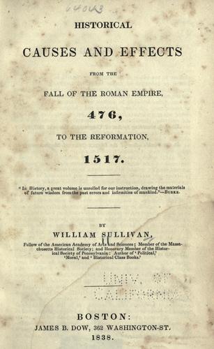 Historical causes and effects