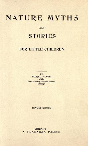 Nature myths and stories for little children