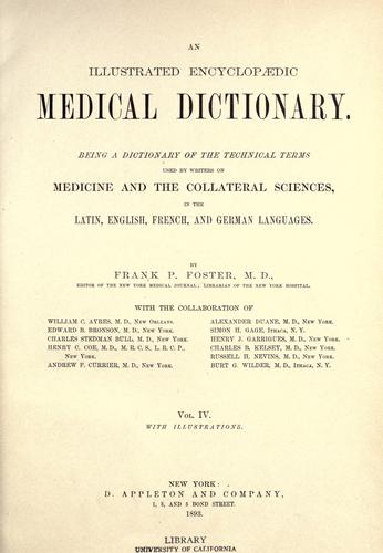 An illustrated encyclopædic medical dictionary