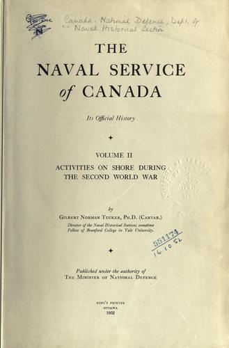 The naval service of Canada