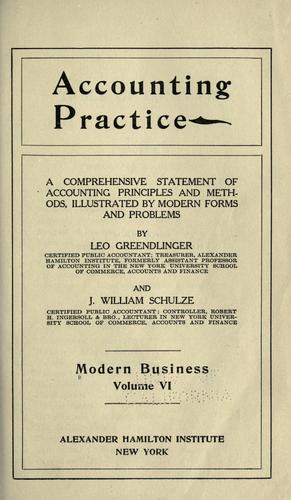 Accounting practice