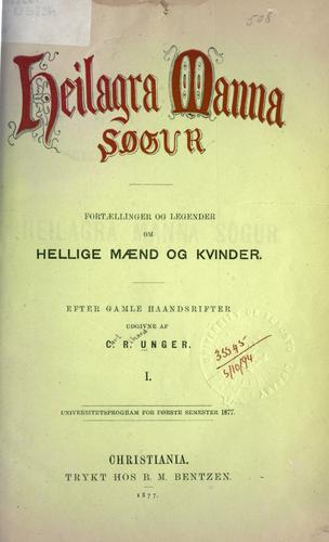 Heilagra manna søogur