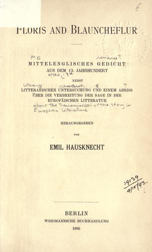 Sammlung englischer Denkmäler in kritischen Ausgaben