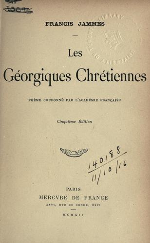 Les Géorgiques chrétiennes