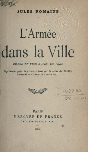 L' armée dans la ville