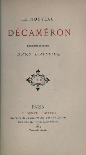 Le Nouveau décaméron