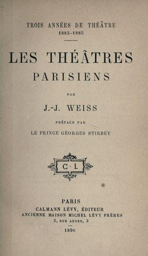 Trois années de théâtre, 1883-1885