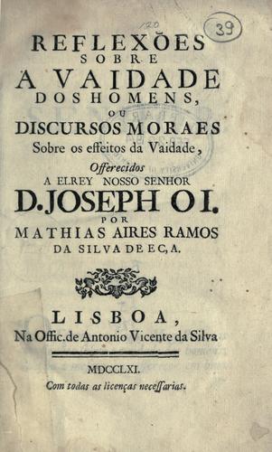 Reflexões sobre a vaidade dos homens