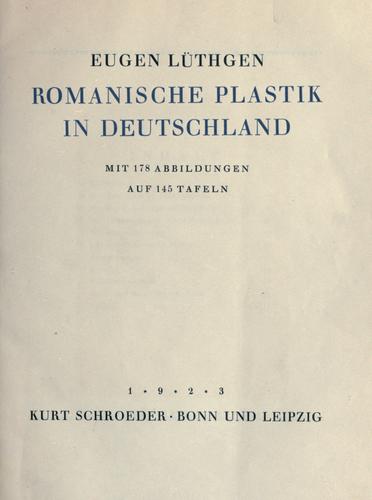 Romanische Plastik in Deutschland