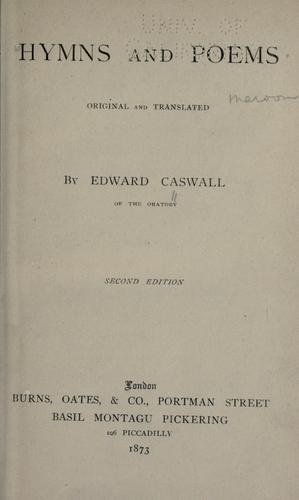 Hymns and poems