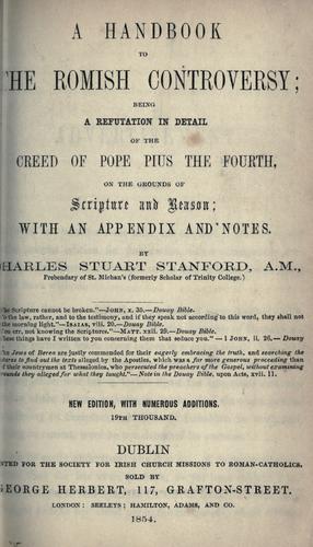 A handbook to the Romish controversy
