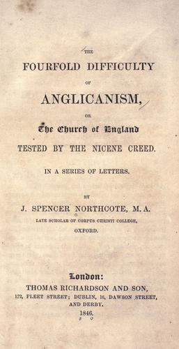 The fourfold difficulty of Anglicanism