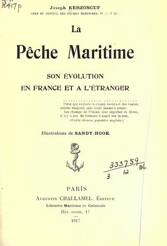 La pêche maritime