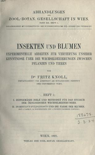 Insekten und Blumen