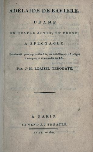 Adélaide de Bavière