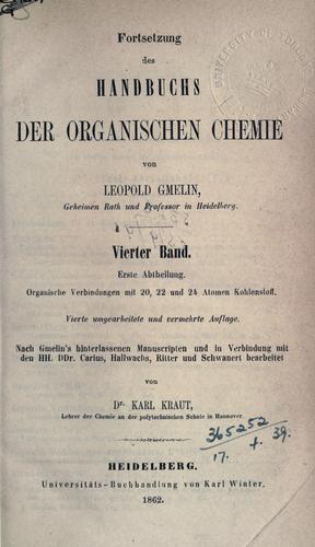 Handbuch der Chemie