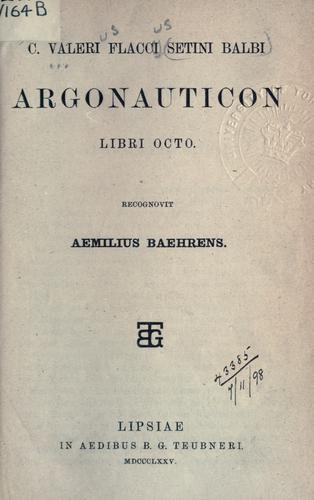 Argonauticon libri octo