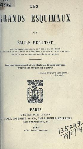Les grands Esquimaux