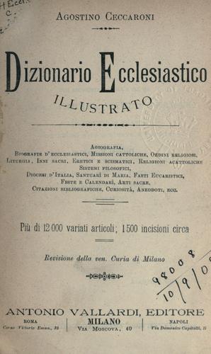 Dizionario Ecclesiastico illustrato
