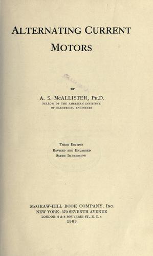 Alternating current motors