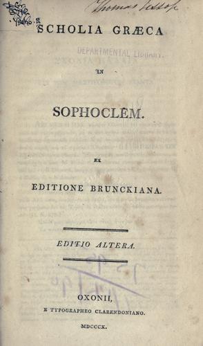 Scholia graeca in Sophoclem