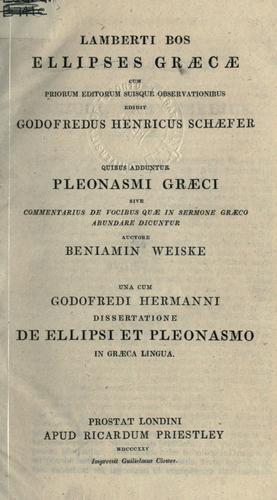Ellipses graecae
