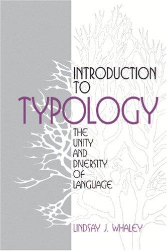 Introduction to Typology