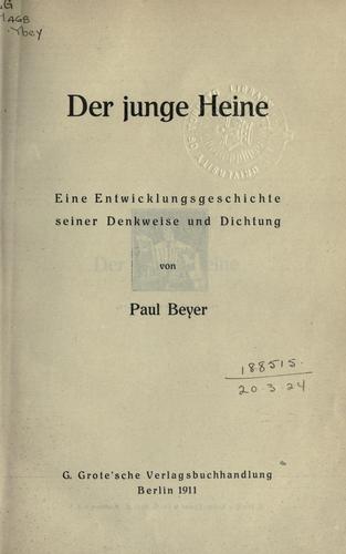 Der junge Heine