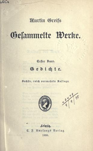 Gesammelte Werke