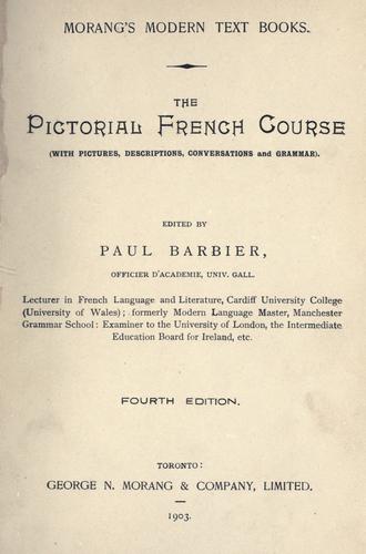 The pictorial French course