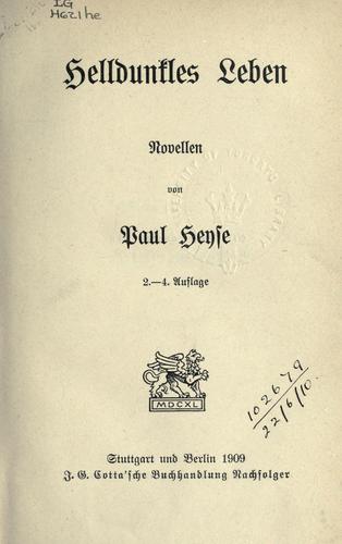 Helldunkles Leben