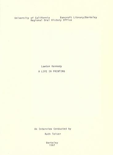 A life in printing
