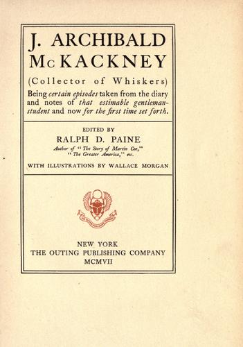 J. Archibald McKackney (collector of whiskers)
