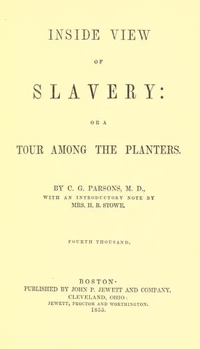 An inside view of slavery