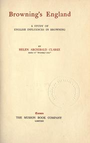 Browning's England