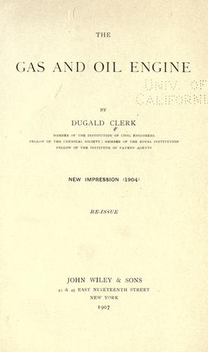 The gas and oil engine