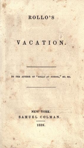 Rollo's vacation