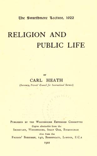 Religion and public life