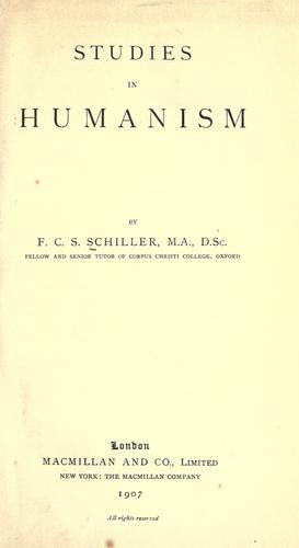 Studies in humanism