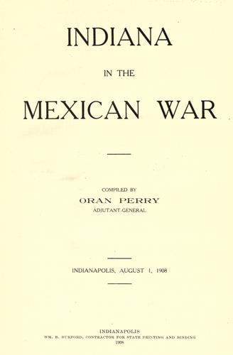 Indiana in the Mexican War