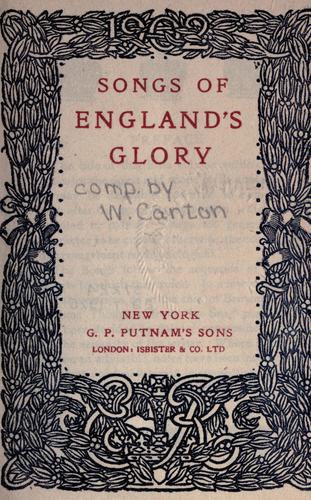 Songs of England's glory