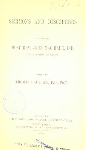 Sermons and discourses