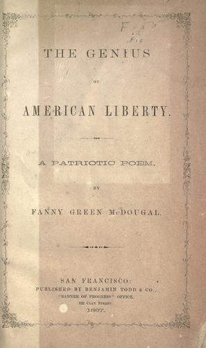 The genius of American liberty