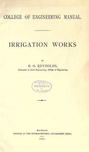 Irrigation works