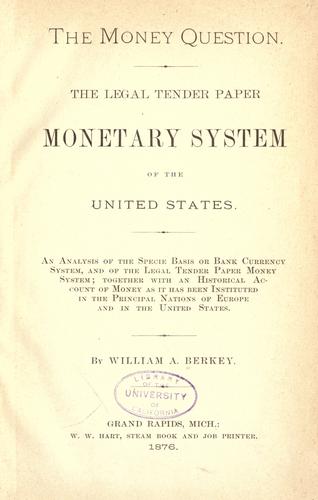The money question